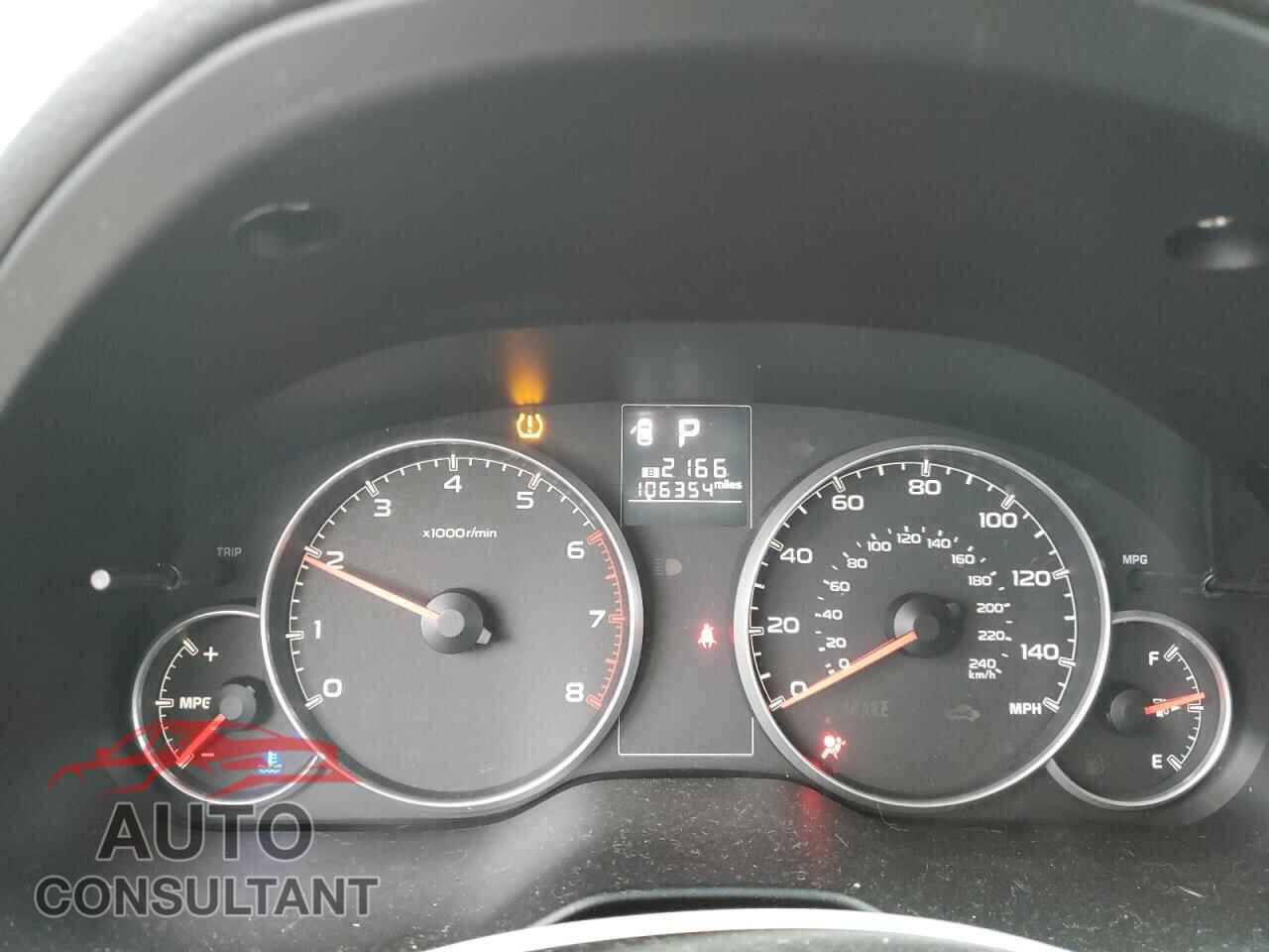 SUBARU OUTBACK 2014 - 4S4BRCCC9E3299950