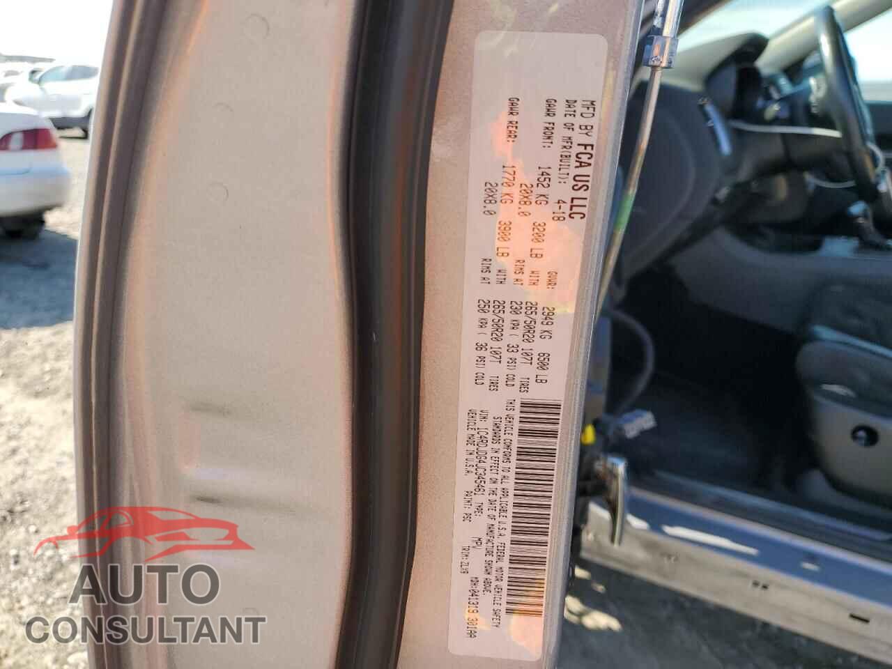 DODGE DURANGO 2018 - 1C4RDJDG4JC345461