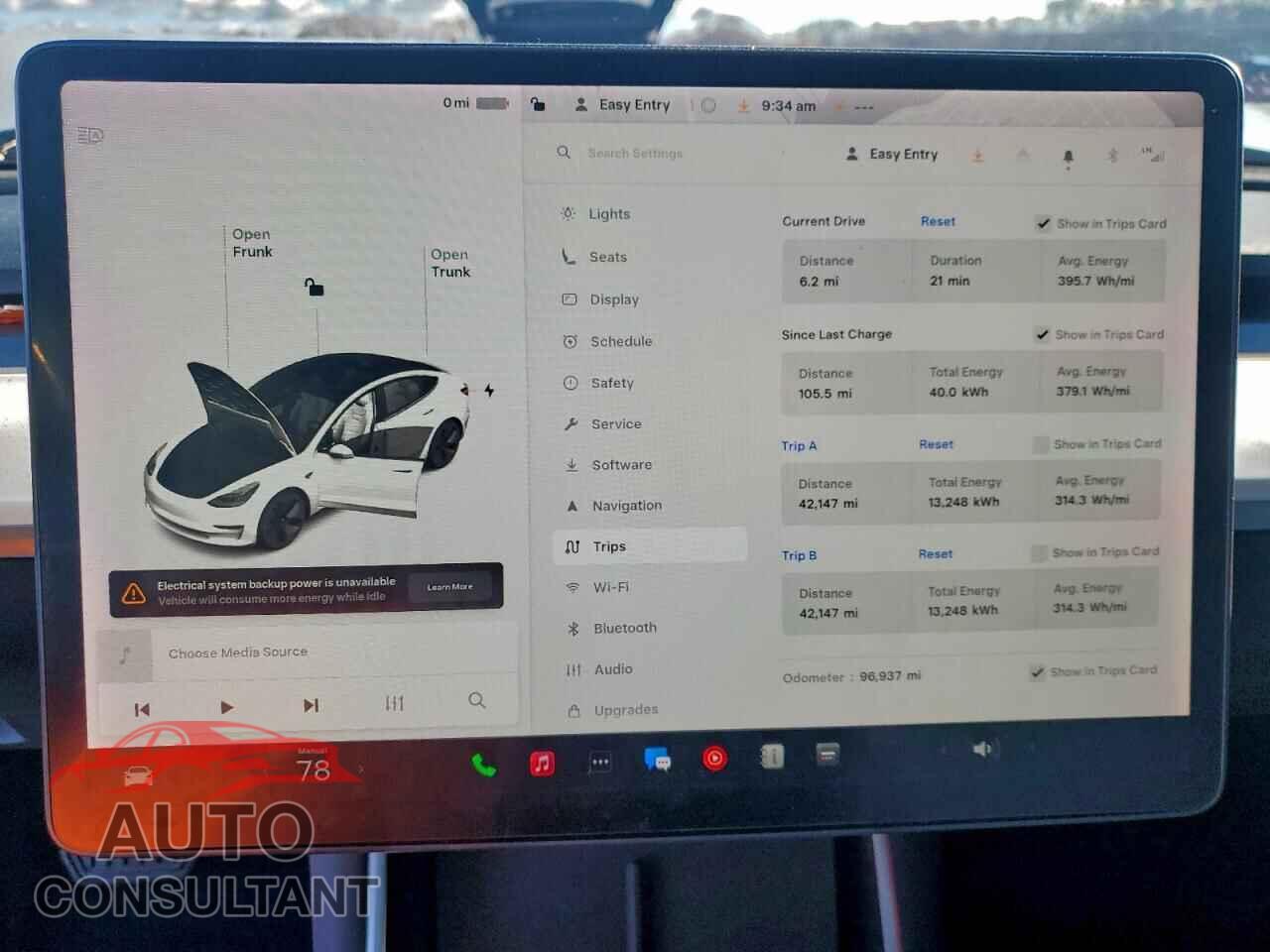 TESLA MODEL 3 2019 - 5YJ3E1EB9KF213595