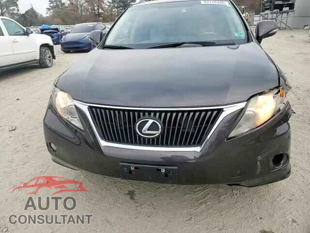 LEXUS RX350 2010 - 2T2BK1BA7AC024751