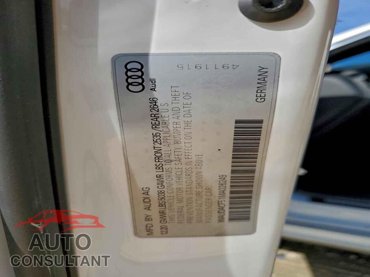 AUDI A5 2021 - WAUDACF51MA026249