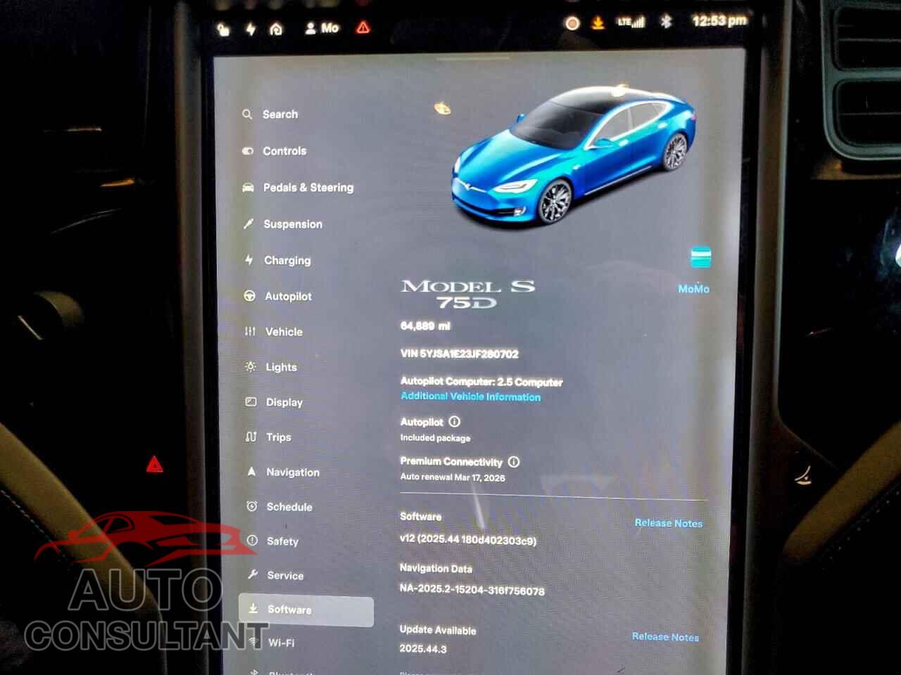 TESLA MODEL S 2018 - 5YJSA1E23JF280702