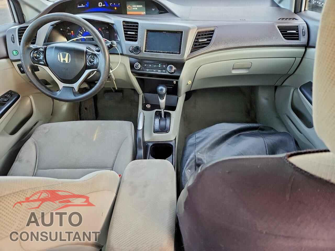 HONDA CIVIC 2012 - 19XFB2F55CE368737
