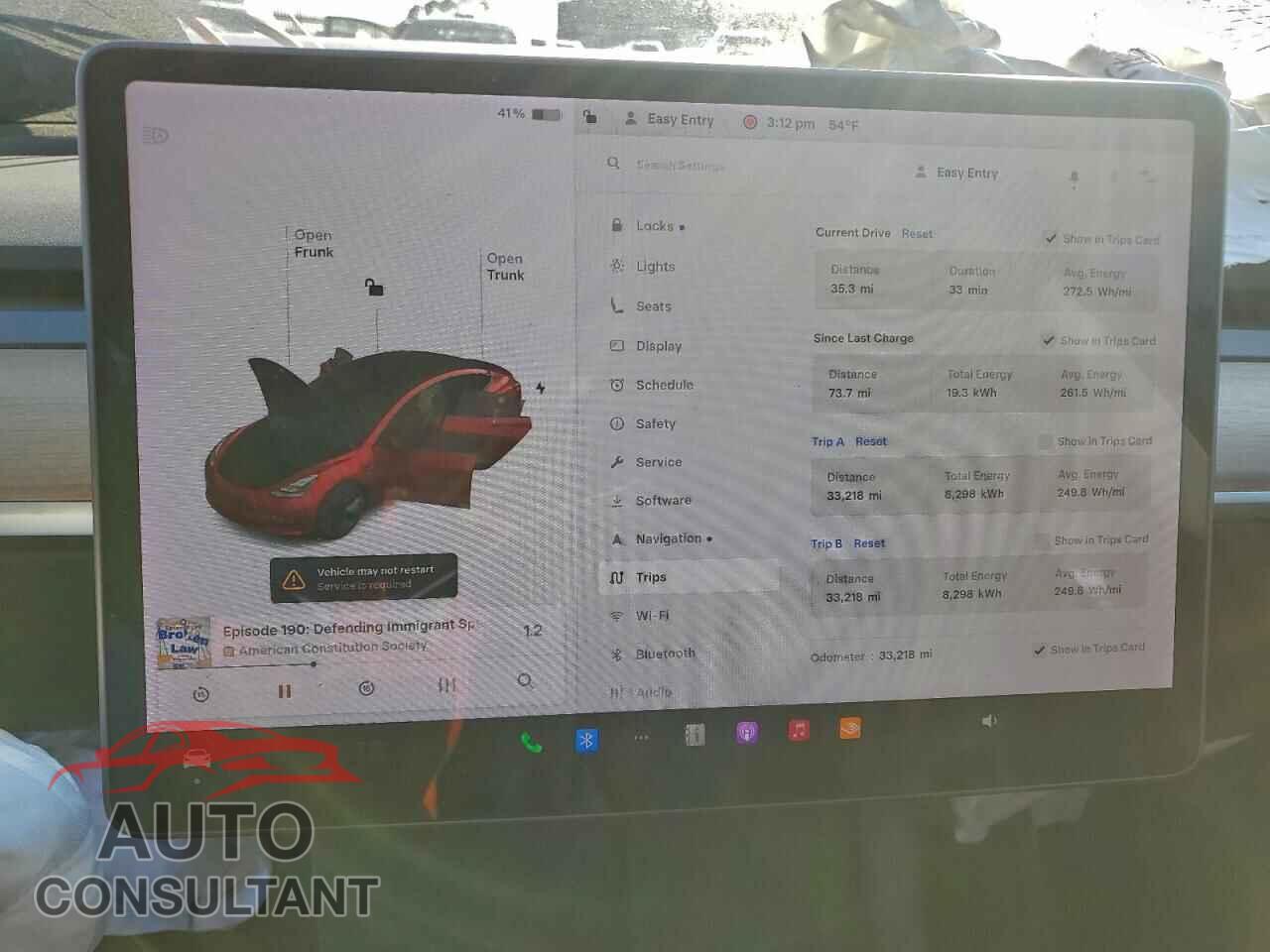 TESLA MODEL 3 2021 - 5YJ3E1EBXMF044867