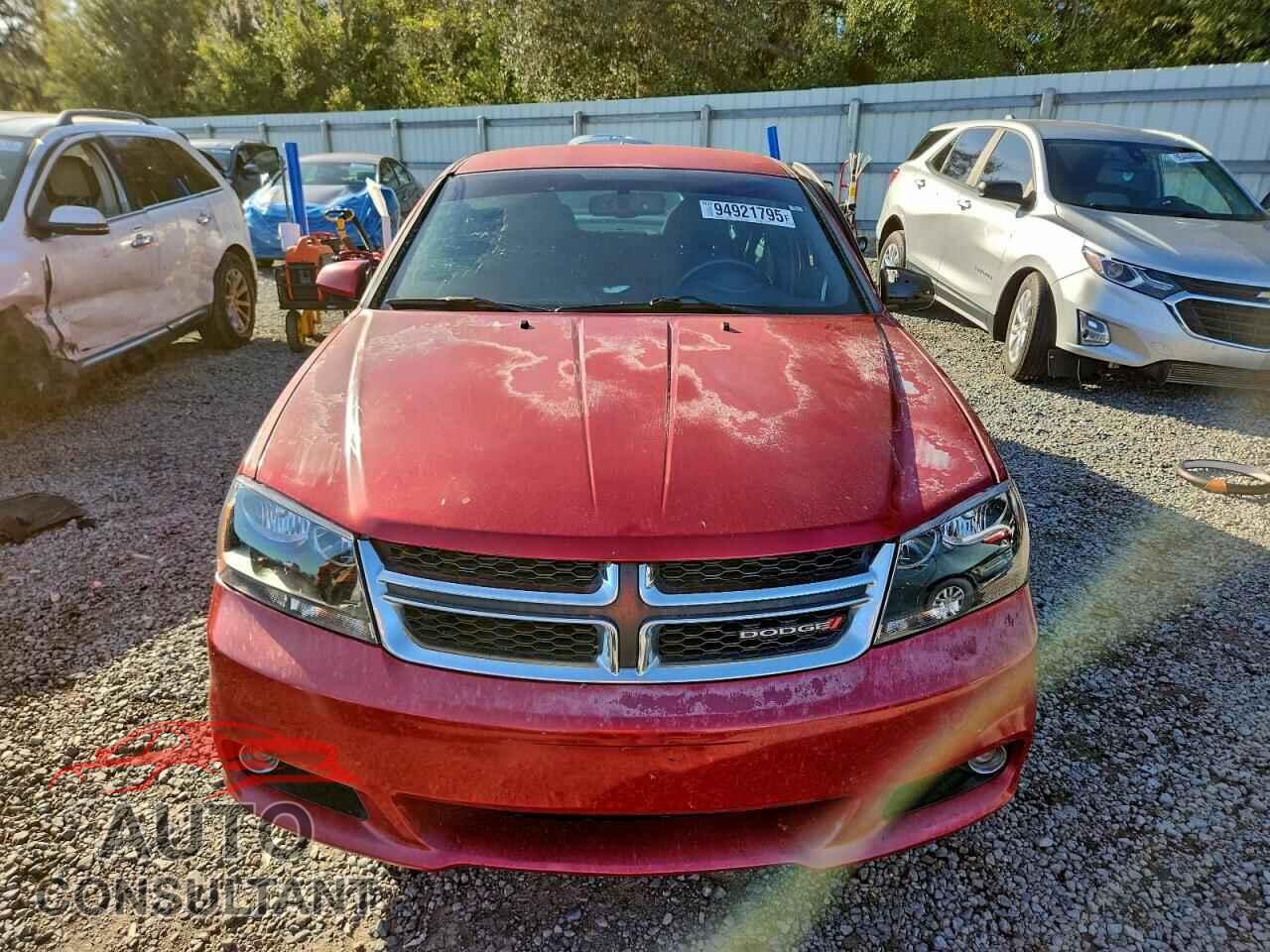 DODGE AVENGER 2013 - 1C3CDZCB3DN548476