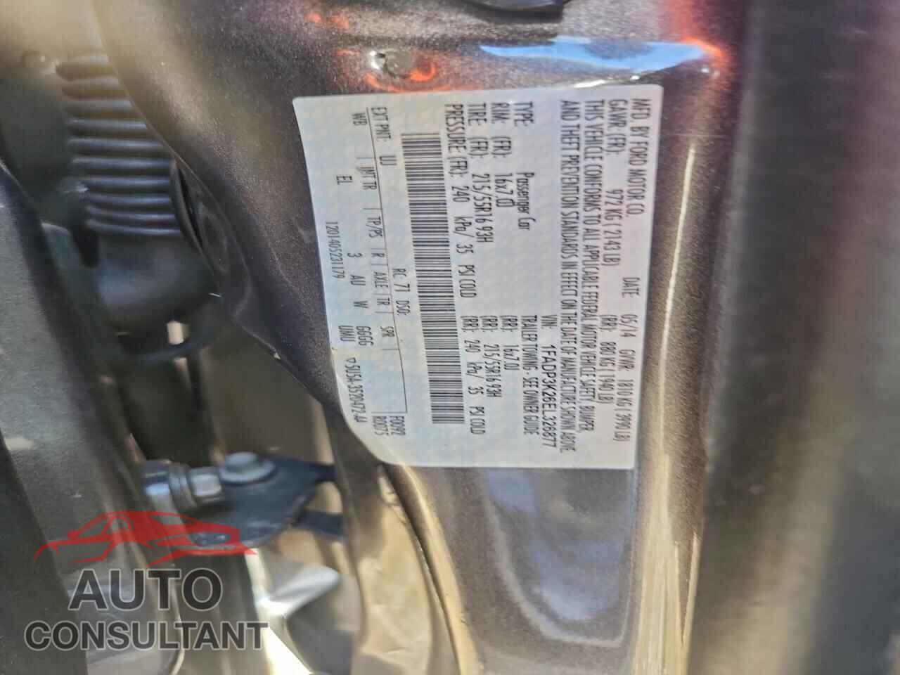 FORD FOCUS 2014 - 1FADP3K26EL326877