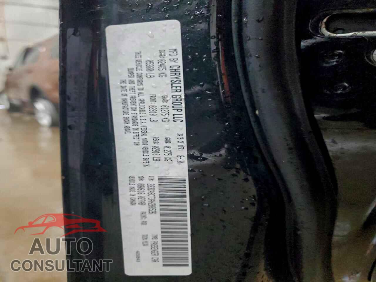 DODGE CHARGER 2010 - 2B3CA8CT3AH280526