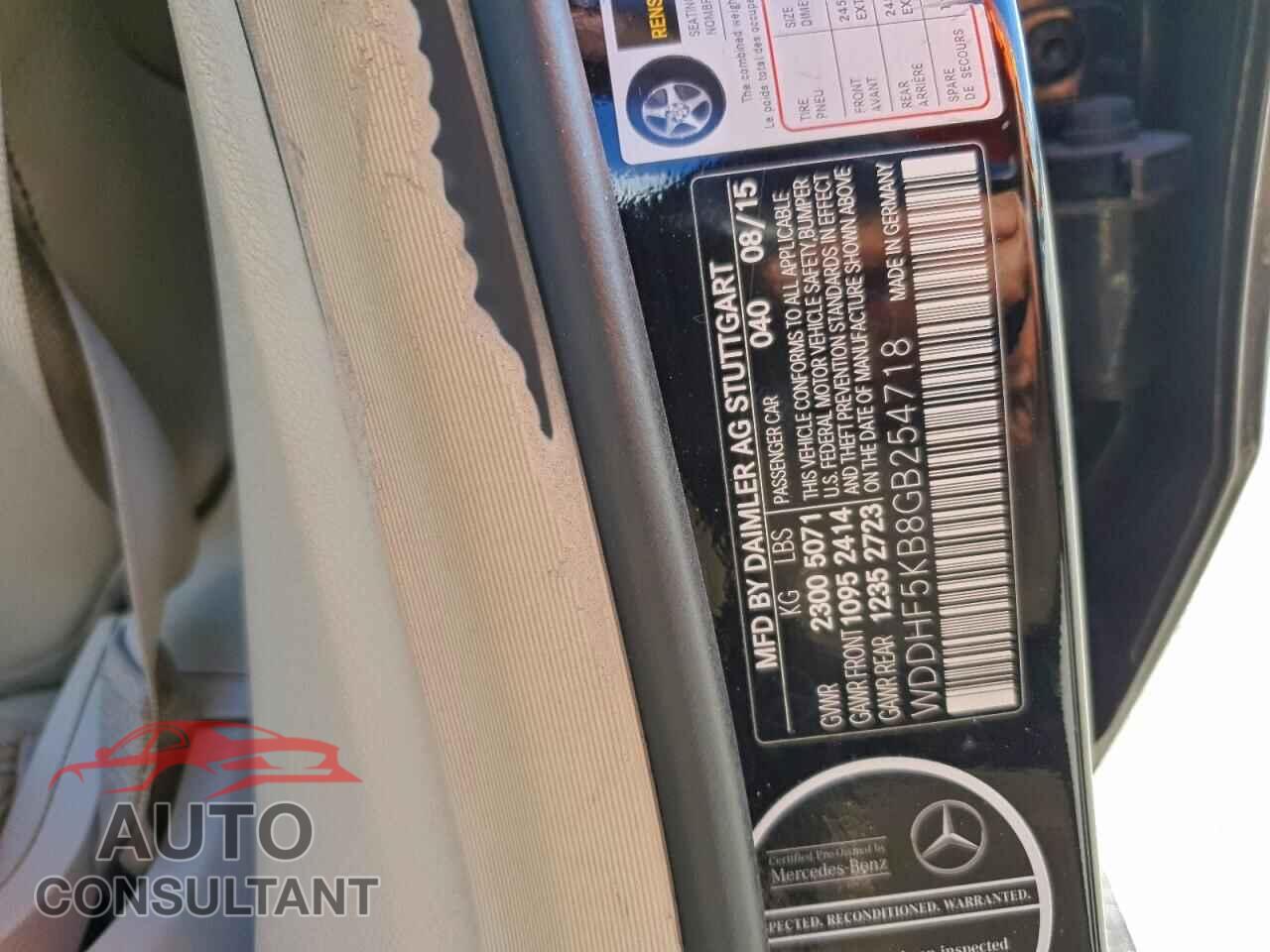 MERCEDES-BENZ E-CLASS 2016 - WDDHF5KB8GB254718
