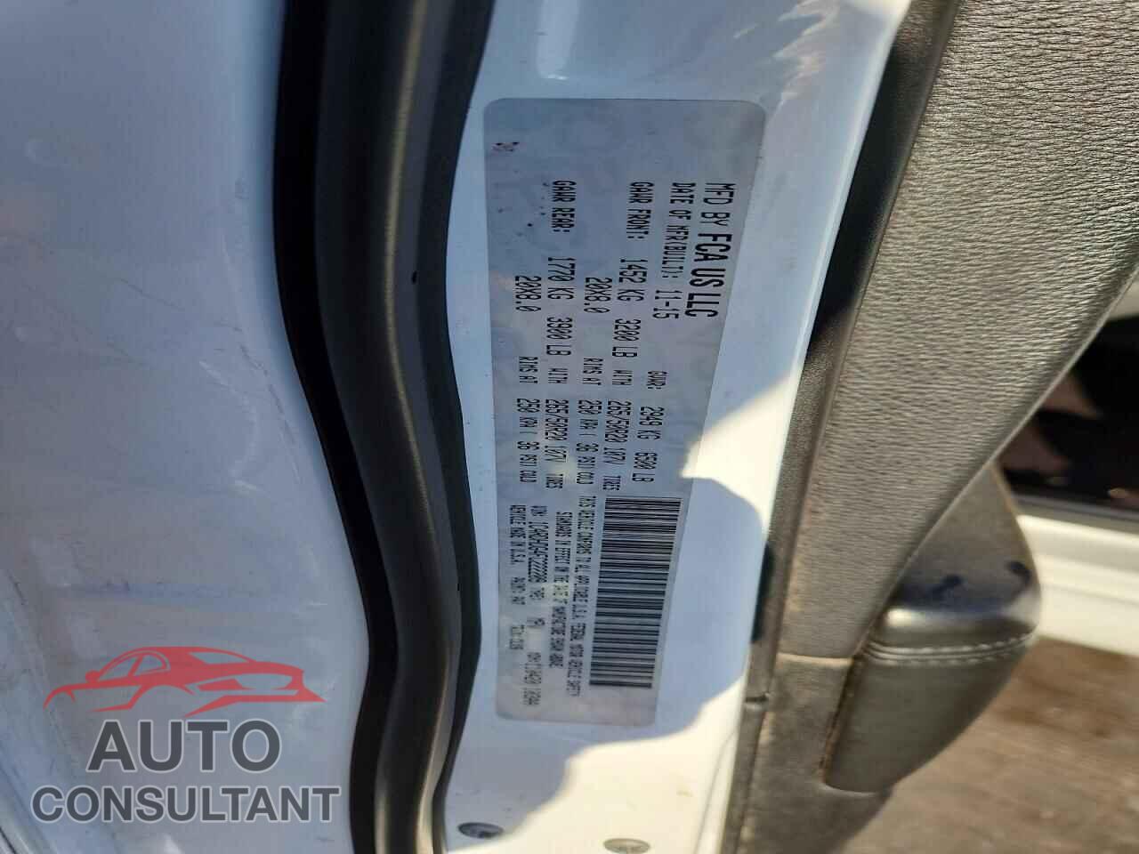 DODGE DURANGO 2015 - 1C4RDHDG4FC222209