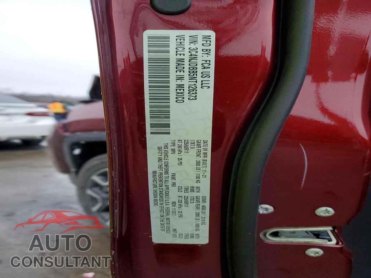 JEEP COMPASS 2022 - 3C4NJDBB5NT126373
