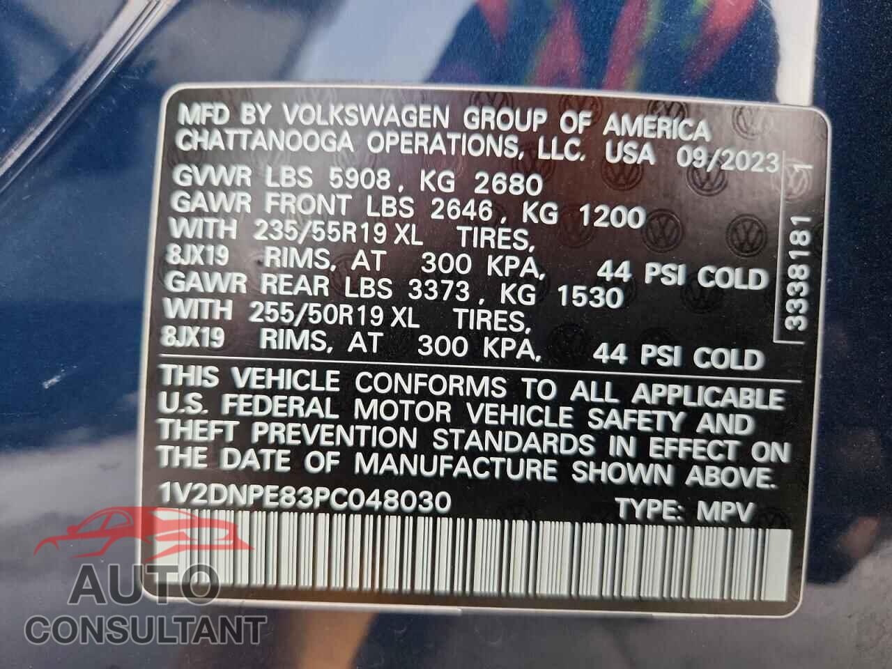 VOLKSWAGEN ID.4 PRO 2023 - 1V2DNPE83PC048030
