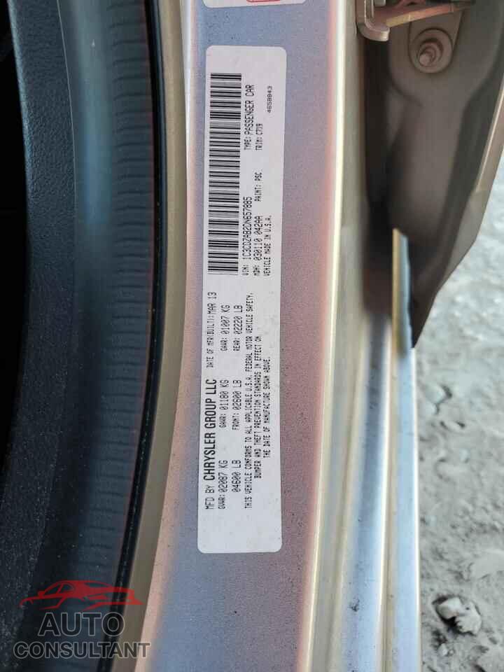 DODGE AVENGER 2013 - 1C3CDZAB2DN657885