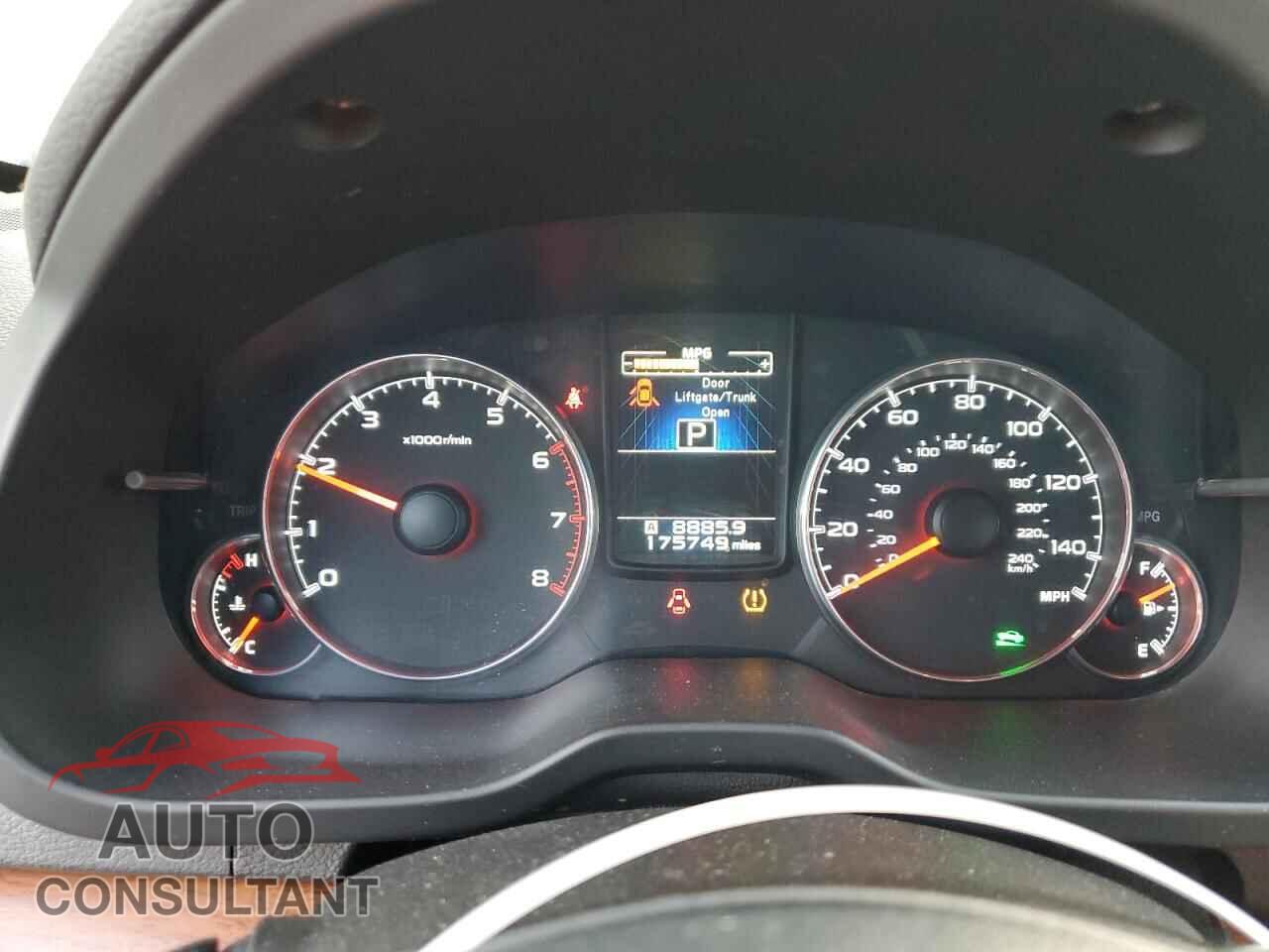 SUBARU OUTBACK 2013 - 4S4BRBLC5D3205765