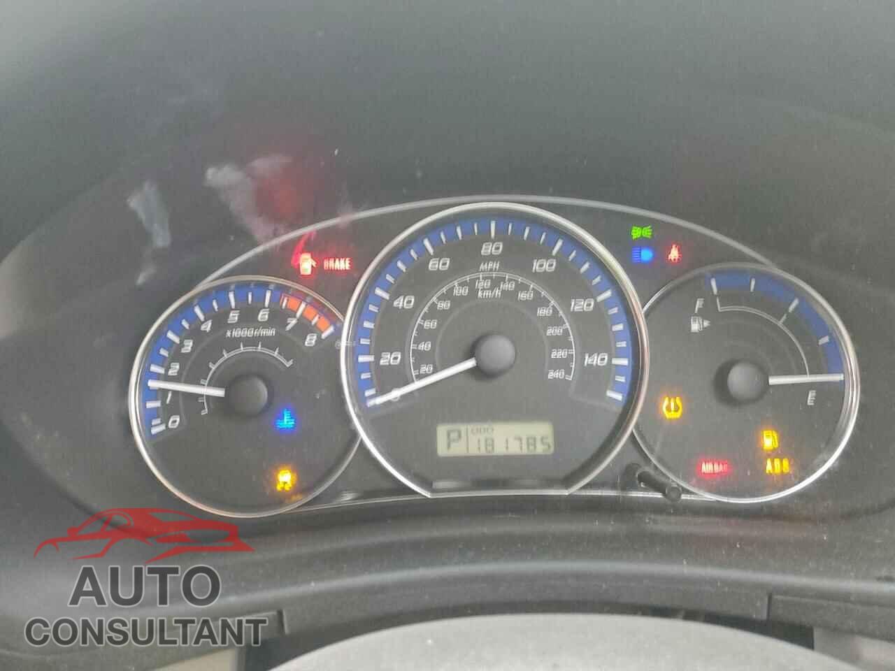 SUBARU FORESTER 2012 - JF2SHBDC5CH431023