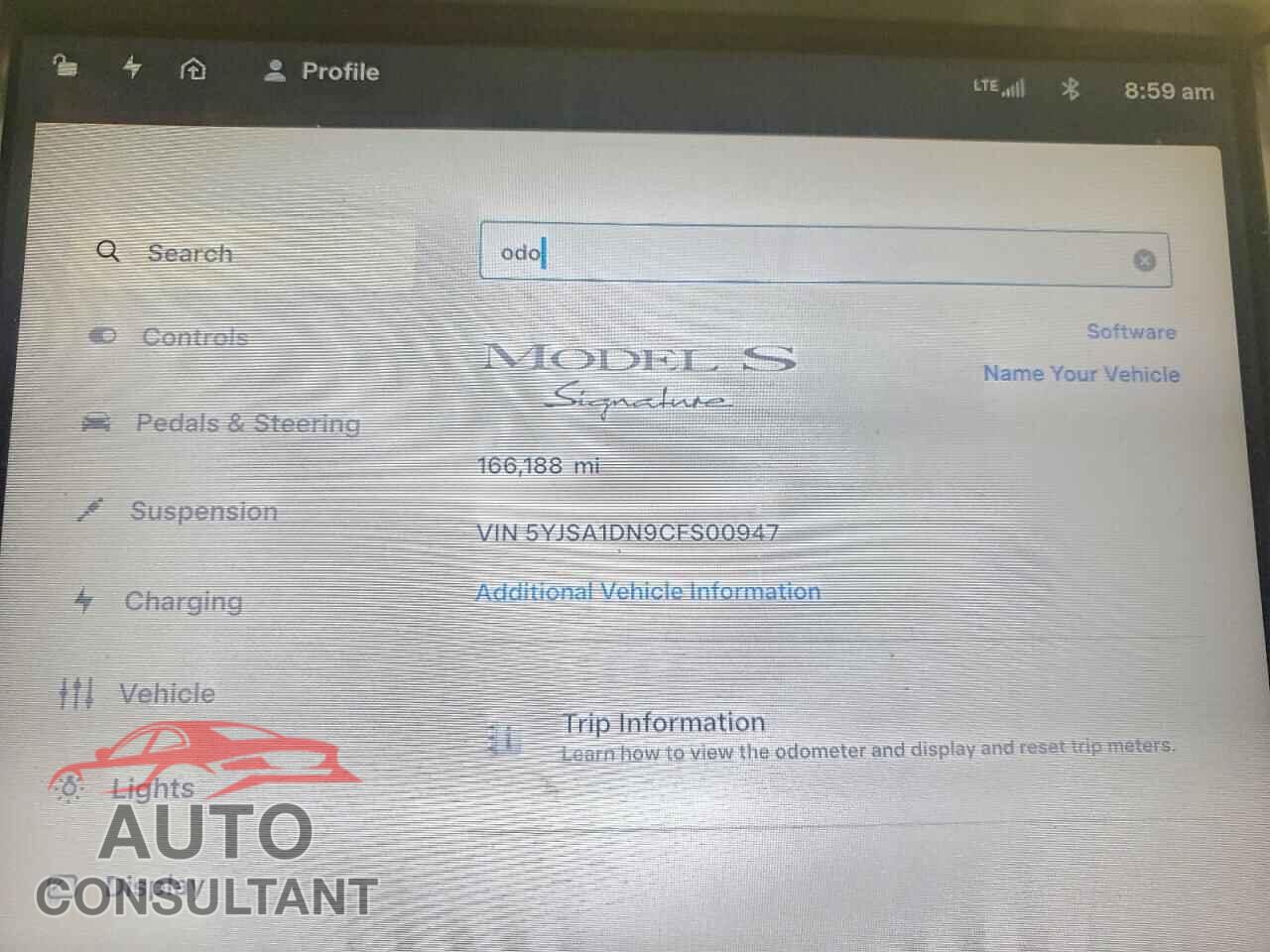TESLA MODEL S 2012 - 5YJSA1DN9CFS00947