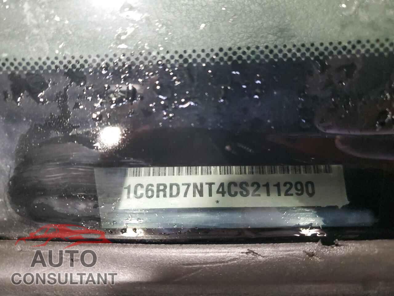 DODGE RAM 1500 2012 - 1C6RD7NT4CS211290