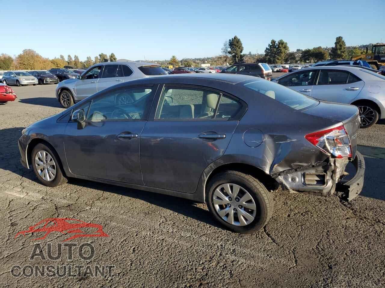 HONDA CIVIC 2012 - 19XFB2F59CE338625
