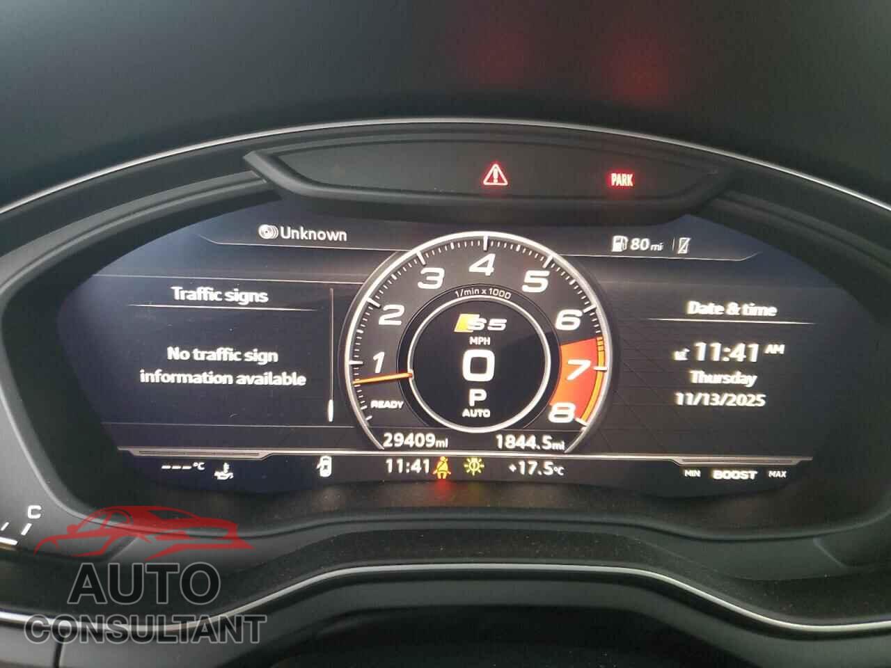 AUDI S5/RS5 2018 - WAUC4CF59JA073219