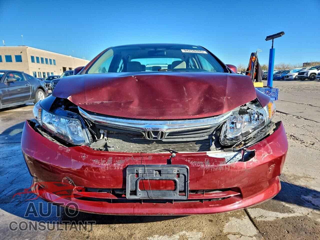 HONDA CIVIC 2012 - 19XFB2F57CE070951