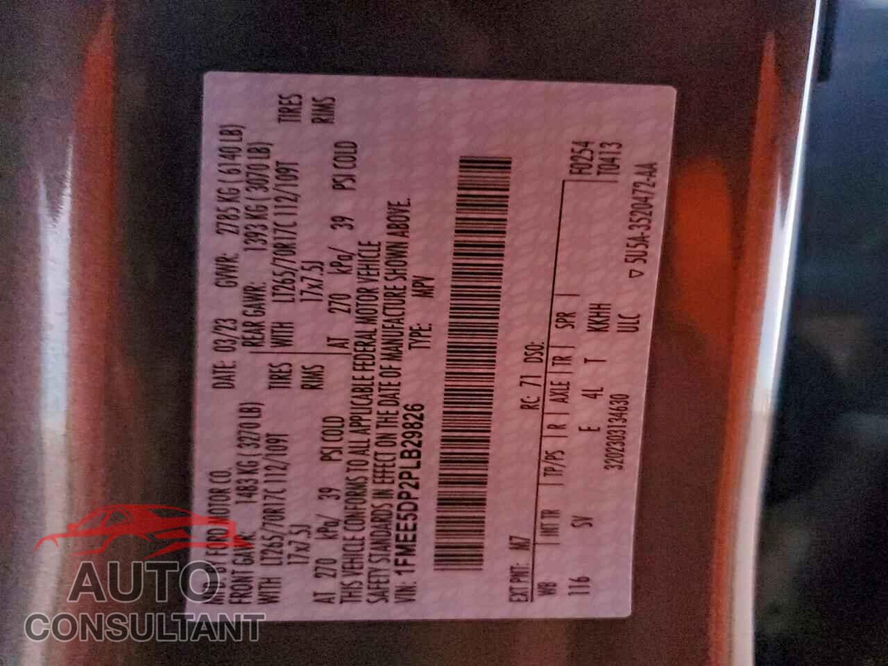FORD BRONCO 2023 - 1FMEE5DP2PLB29826