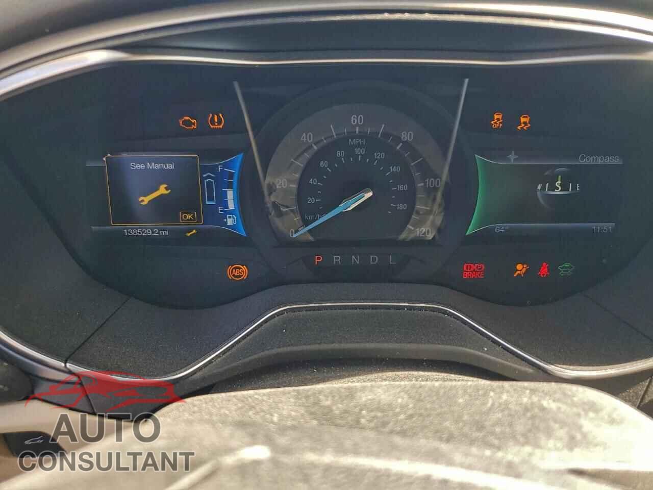 FORD FUSION 2013 - 3FA6P0LU7DR378381