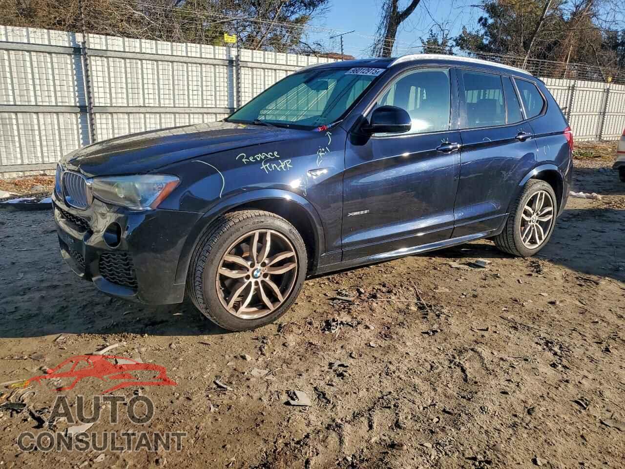 BMW X3 2015 - 5UXWX9C54F0D60609