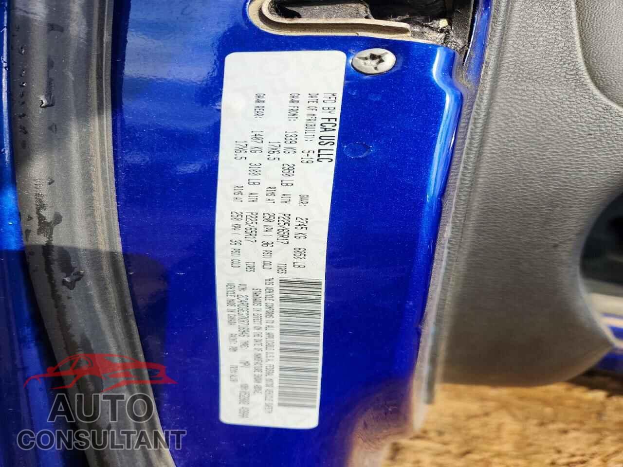 DODGE CARAVAN 2019 - 2C4RDGEG7KR716946