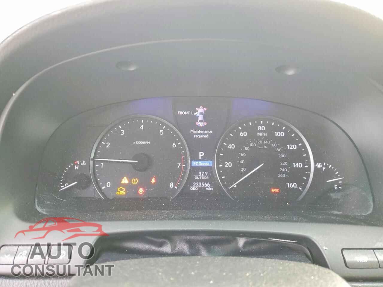 LEXUS LS460 2013 - JTHBL5EF3D5115869