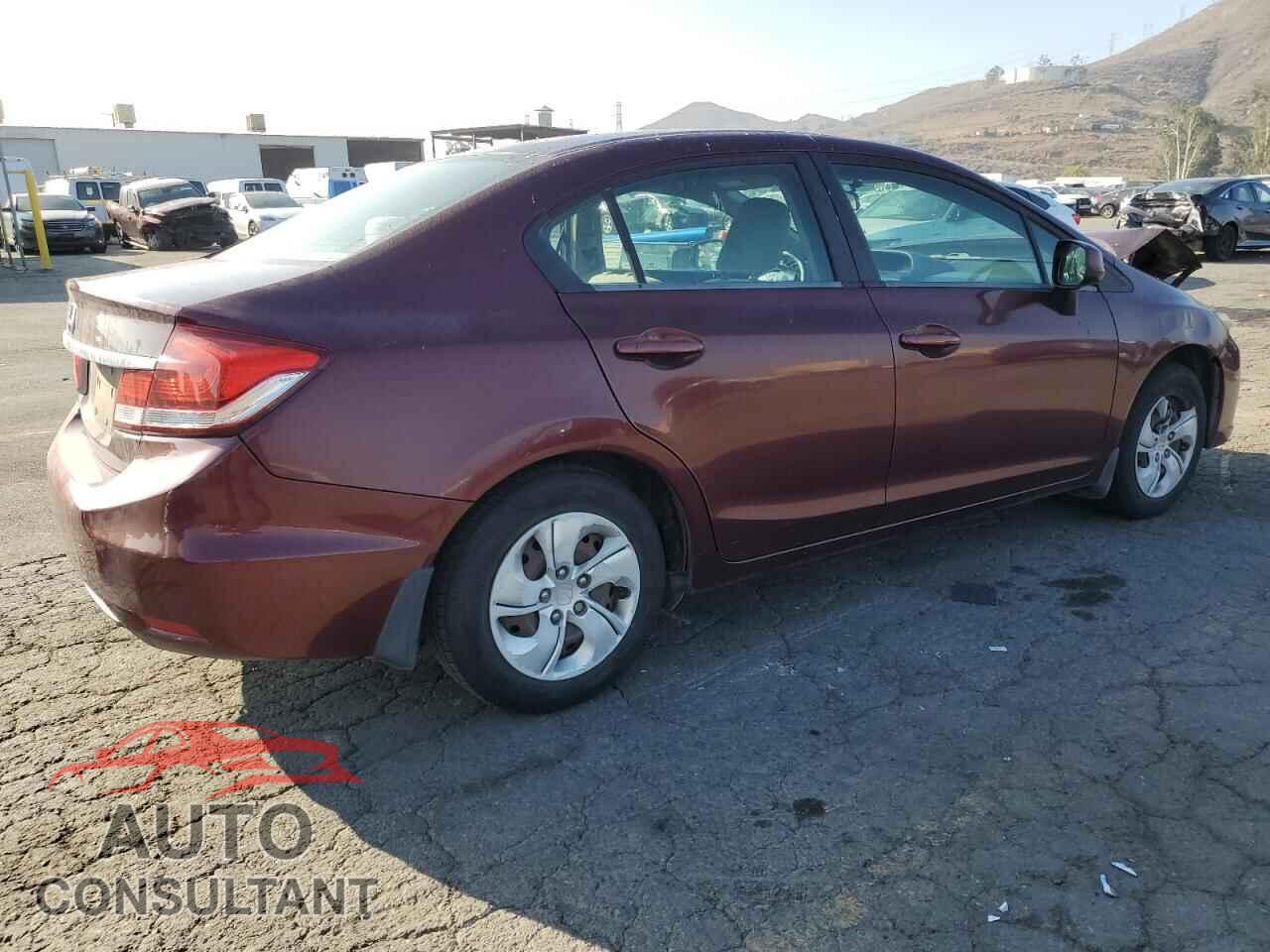 HONDA CIVIC 2013 - 19XFB2F50DE290417