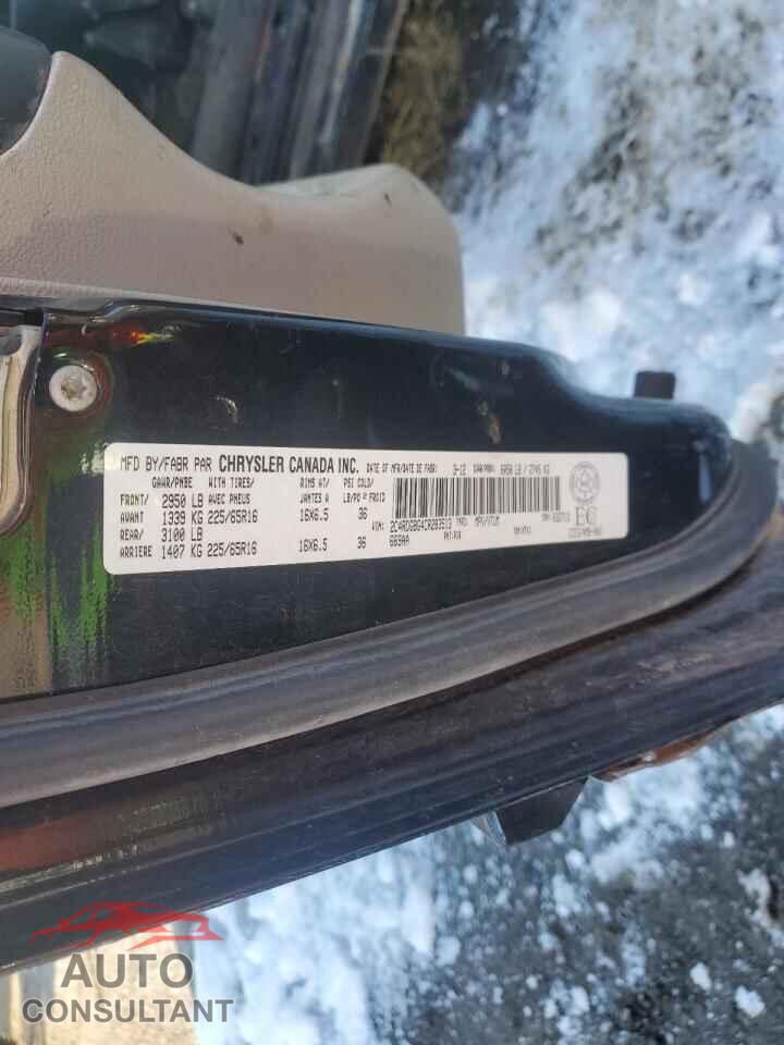 DODGE CARAVAN 2012 - 2C4RDGBG4CR283513