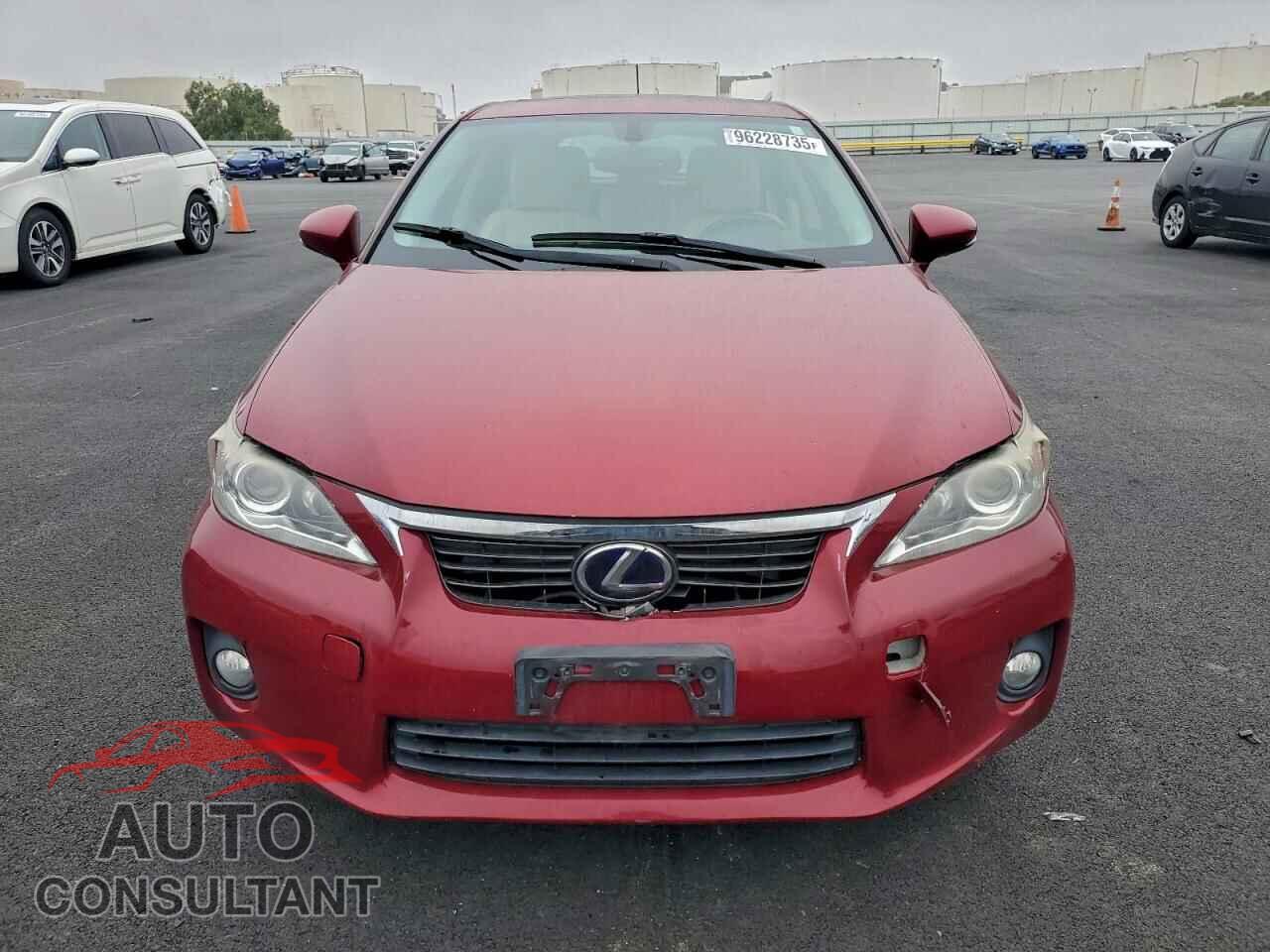 LEXUS CT 200 2013 - JTHKD5BH1D2162421