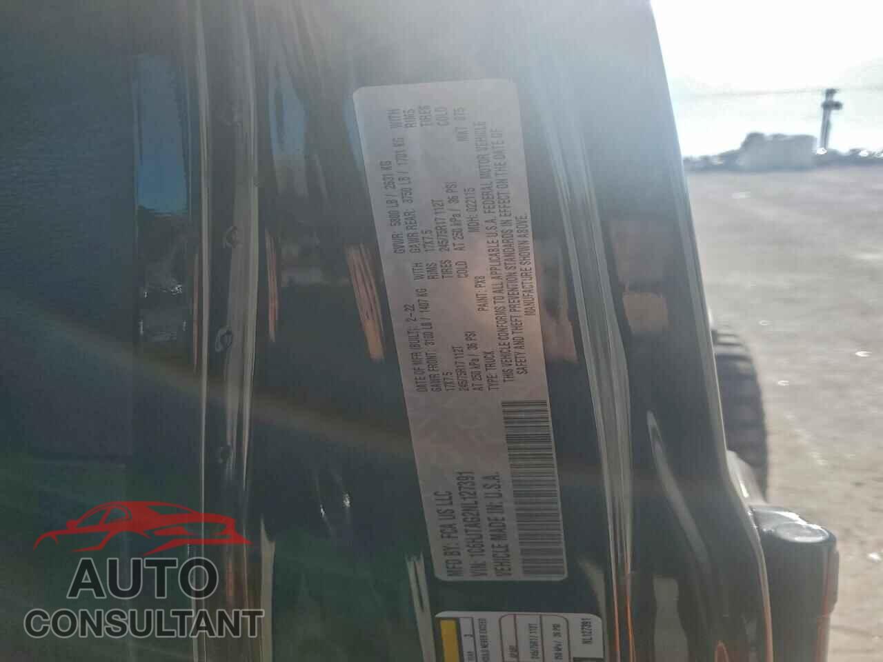 JEEP GLADIATOR 2022 - 1C6HJTAG2NL127391