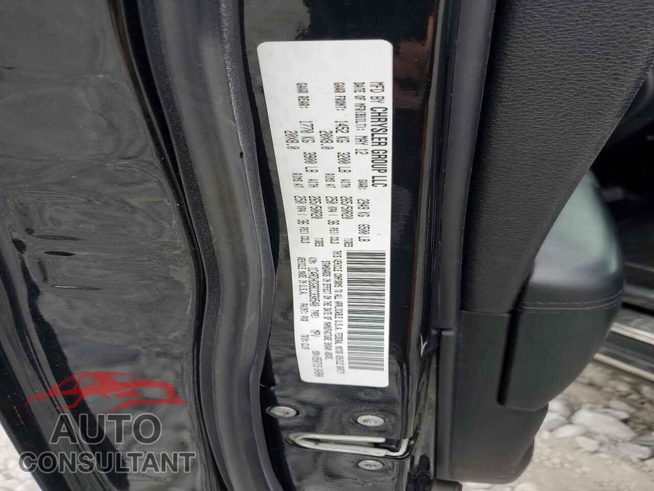 DODGE DURANGO 2012 - 1C4RDHDG8CC330540