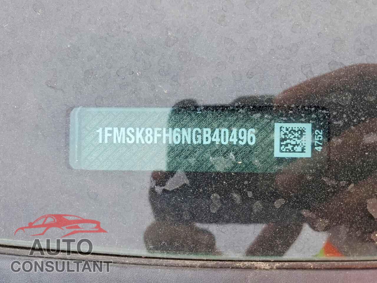 FORD EXPLORER 2022 - 1FMSK8FH6NGB40496