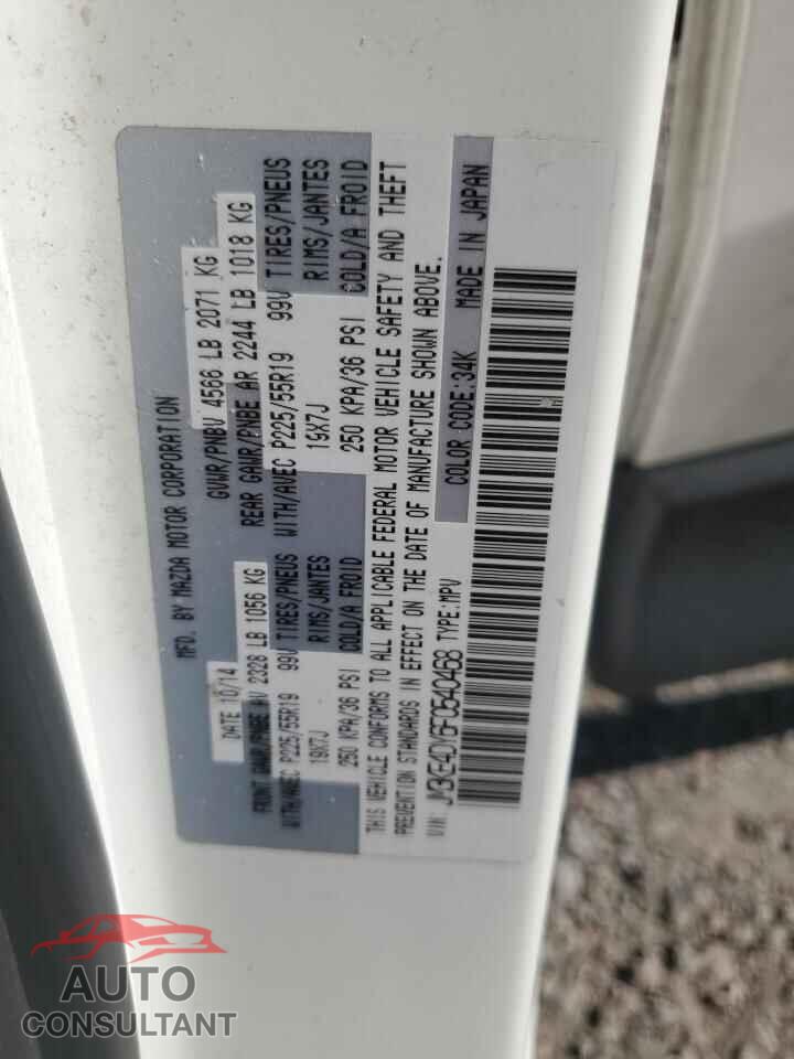 MAZDA CX-5 2015 - JM3KE4DY6F0540468