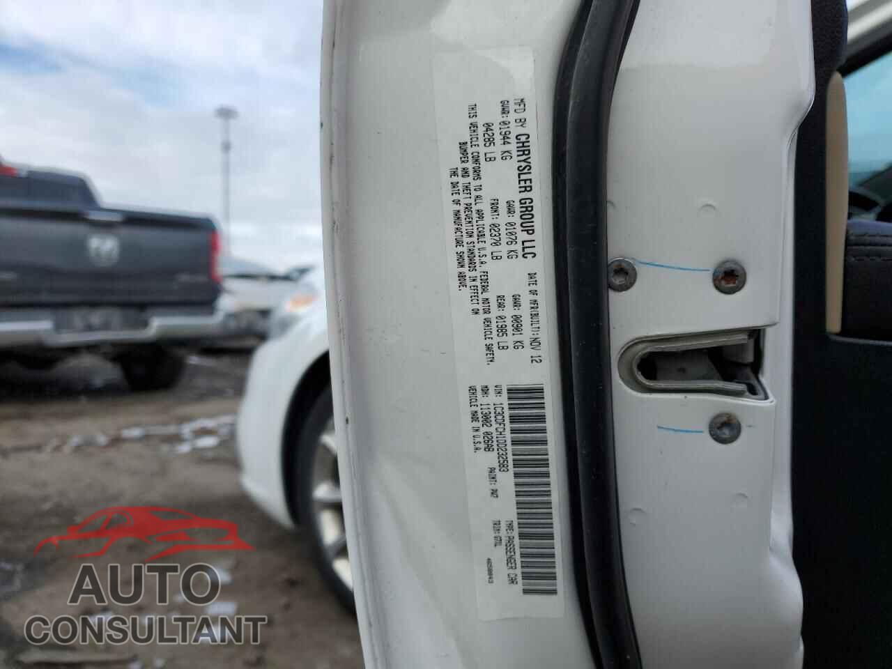 DODGE DART 2013 - 1C3CDFCH1DD232583