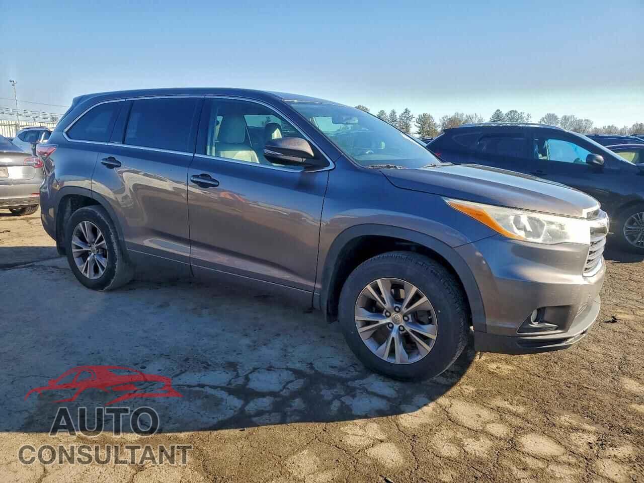 TOYOTA HIGHLANDER 2014 - 5TDBKRFH7ES021663