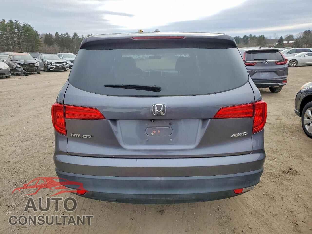 HONDA PILOT 2017 - 5FNYF6H33HB063495