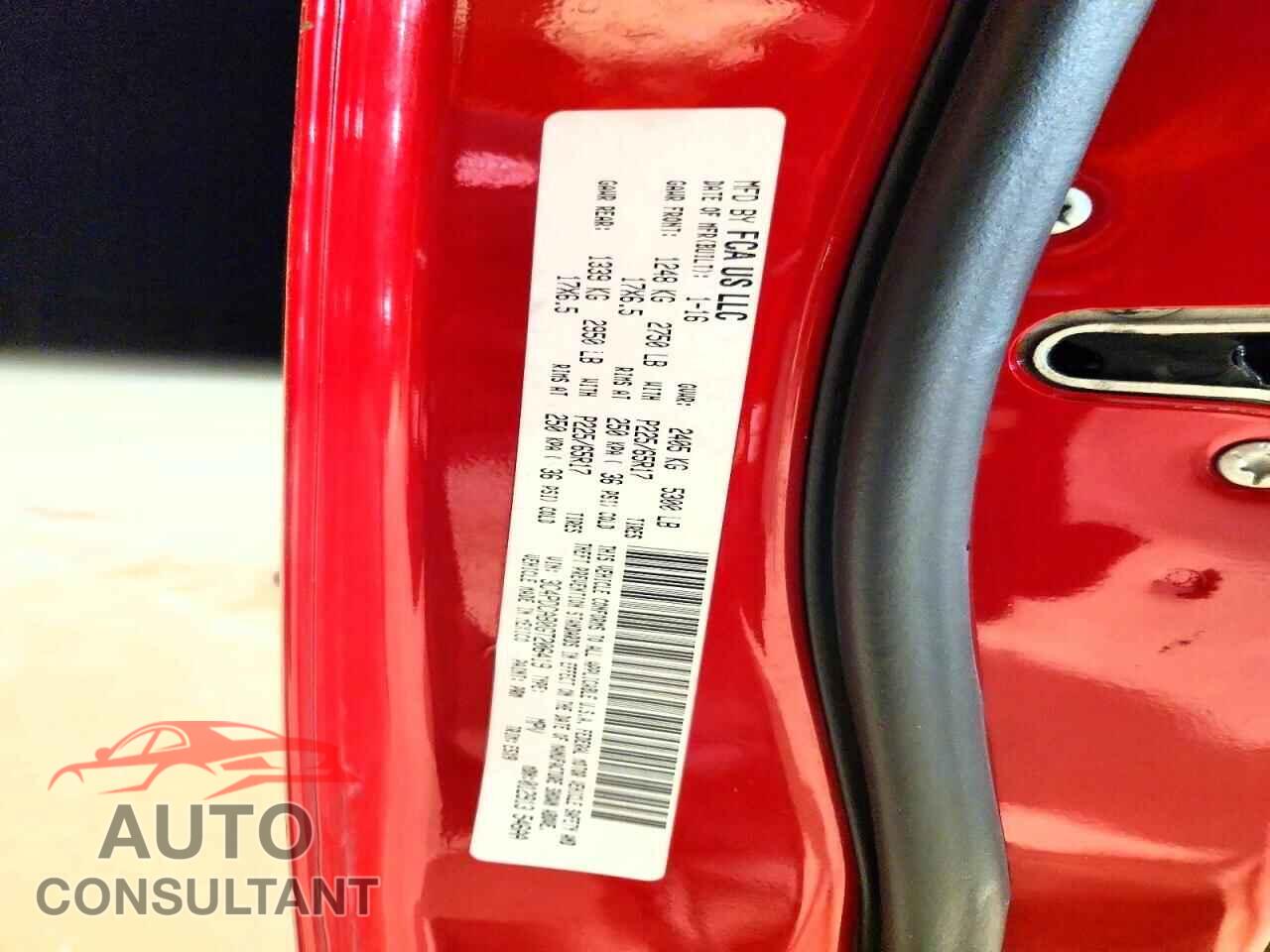 DODGE JOURNEY 2016 - 3C4PDCAB0GT206419