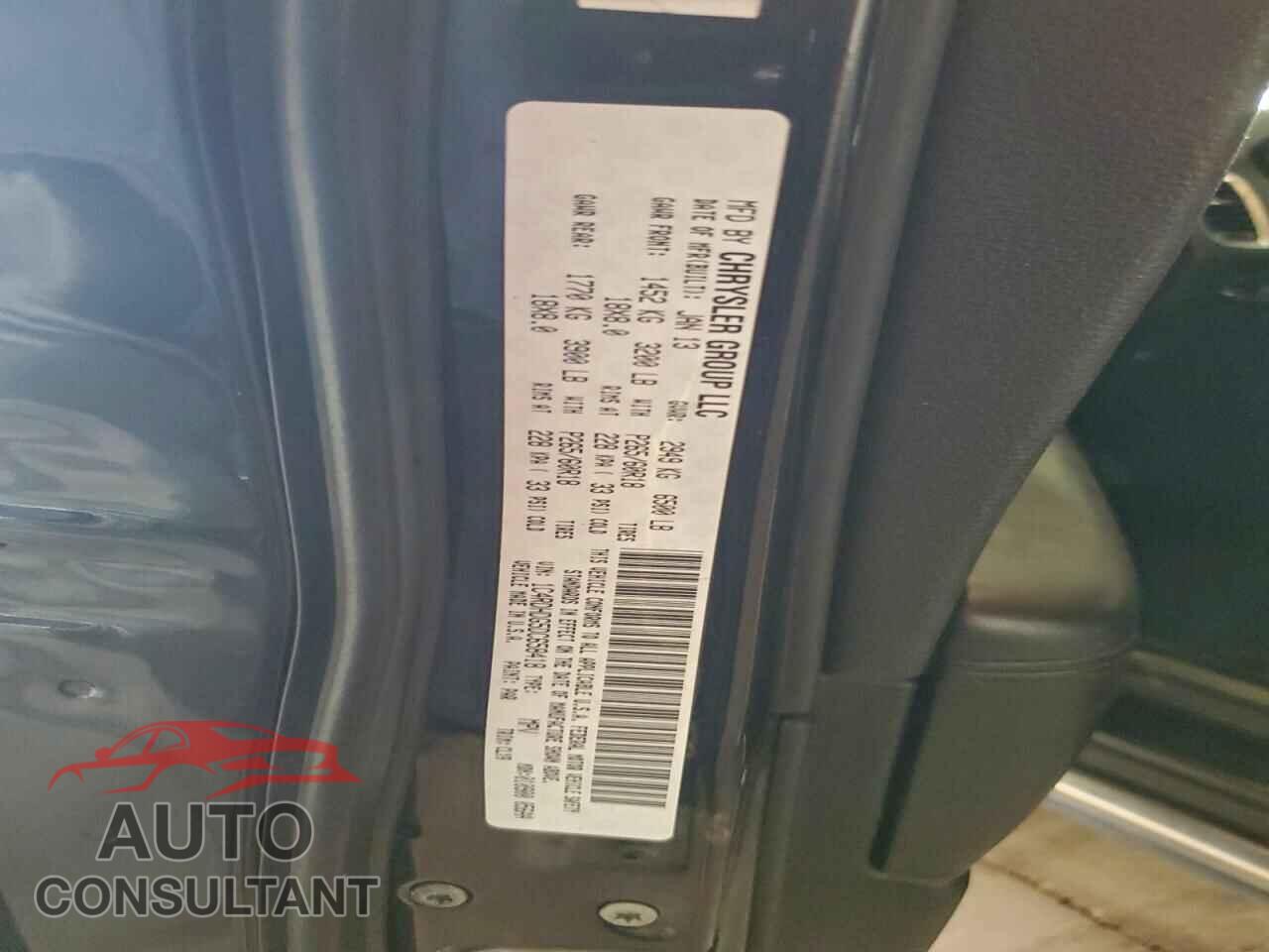 DODGE DURANGO 2013 - 1C4RDHDG5DC658418