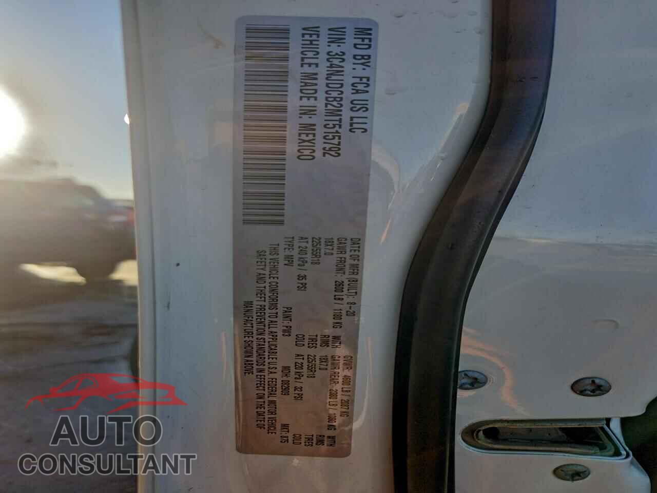 JEEP COMPASS 2021 - 3C4NJDCB2MT515792