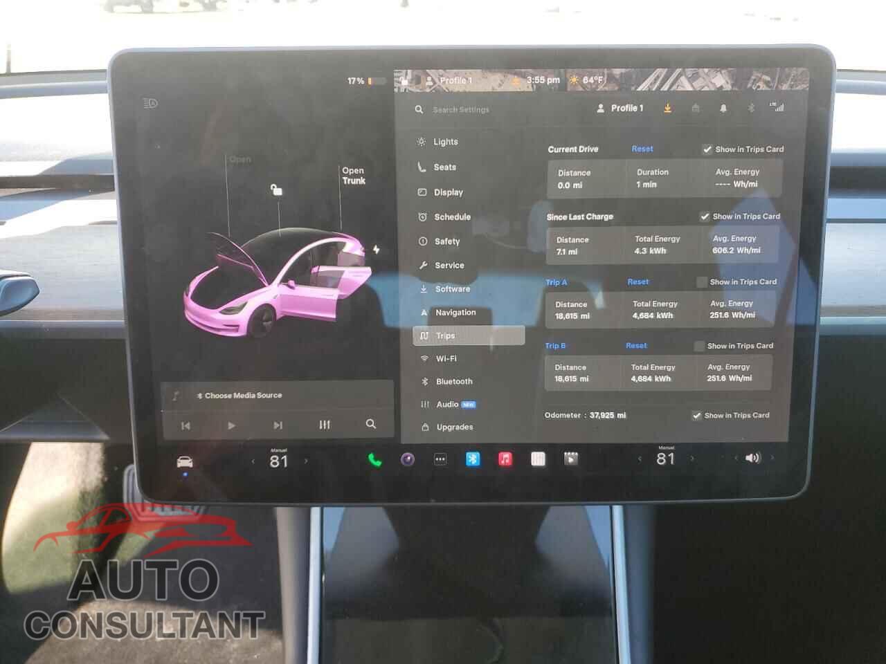 TESLA MODEL 3 2020 - 5YJ3E1EA8LF660539