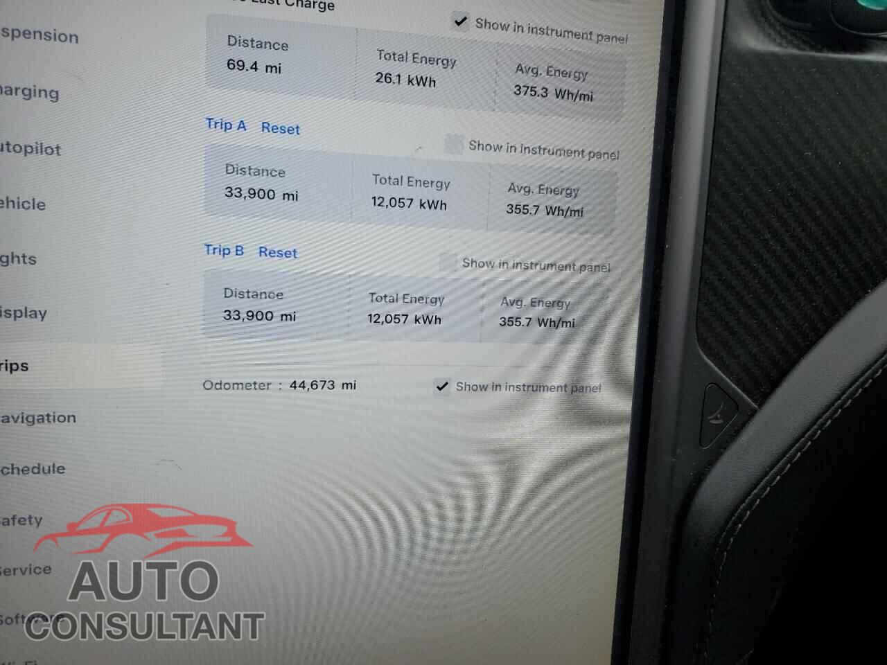 TESLA MODEL S 2019 - 5YJSA1E23KF306507