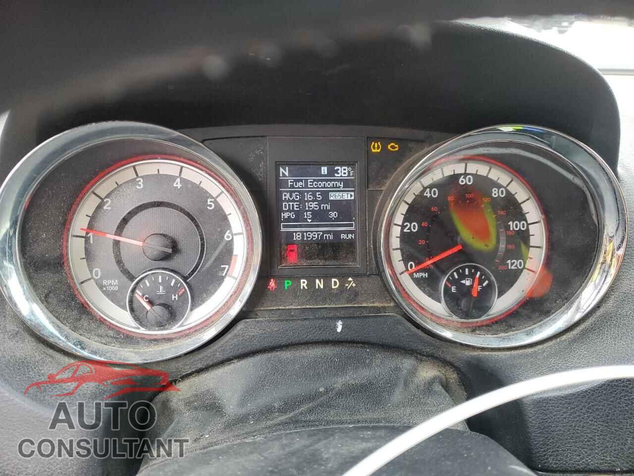 DODGE CARAVAN 2016 - 2C4RDGCG3GR309846