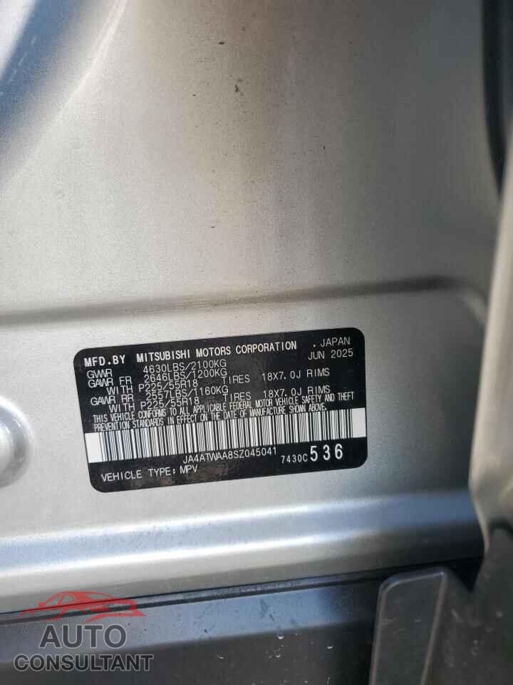 MITSUBISHI ECLIPSE 2025 - JA4ATWAA8SZ045041