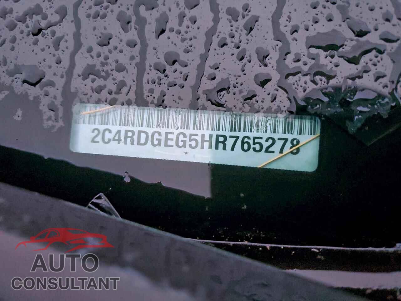 DODGE CARAVAN 2017 - 2C4RDGEG5HR765278
