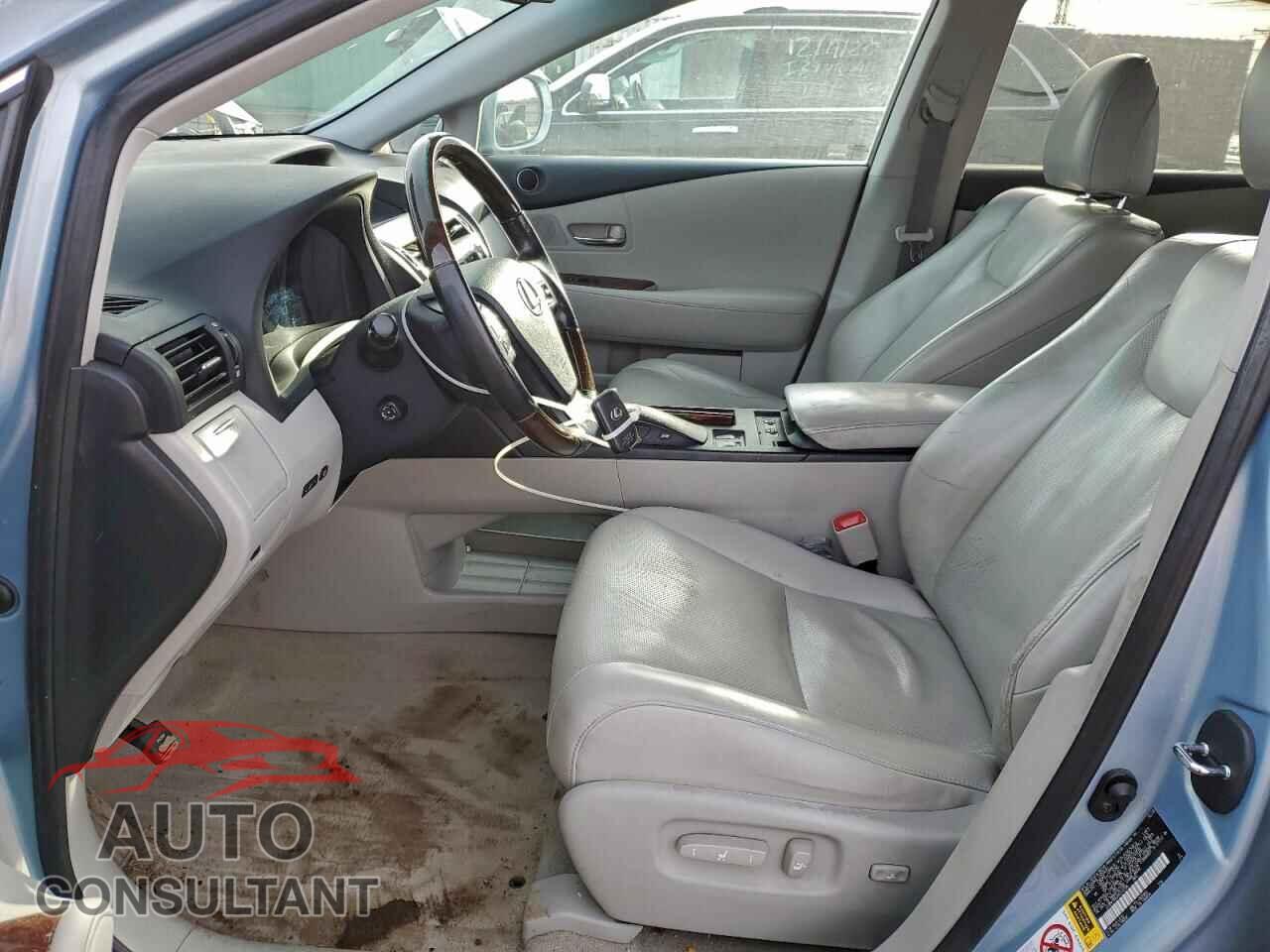 LEXUS RX350 2010 - 2T2BK1BA2AC012796