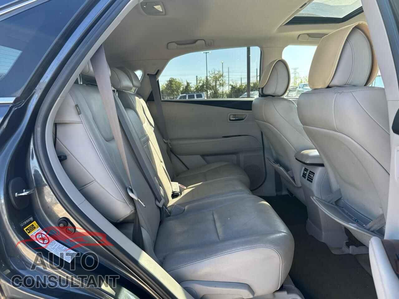 LEXUS RX350 2010 - 2T2BK1BA3AC028862