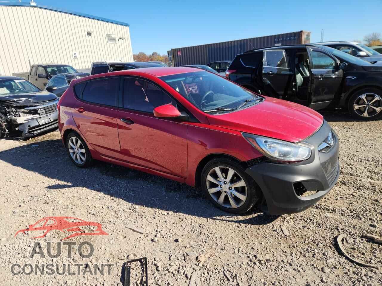 HYUNDAI ACCENT 2012 - KMHCU5AE2CU022664