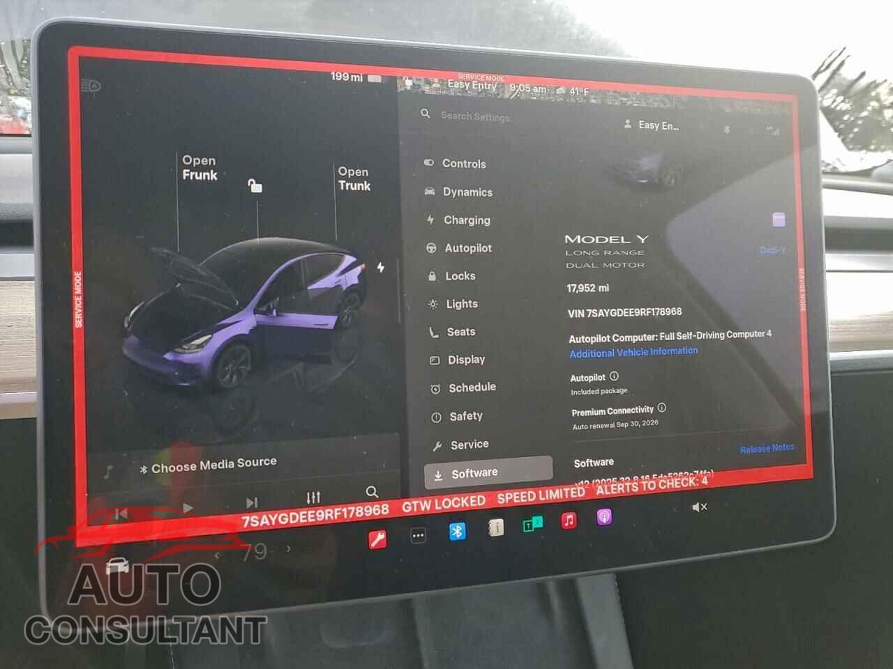 TESLA MODEL Y 2024 - 7SAYGDEE9RF178968